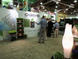 Oasis growing media booth